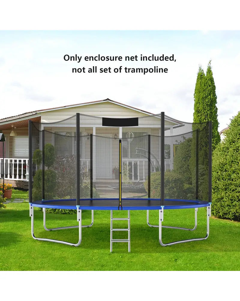 Trampoline Safety Replacement Protection Enclosure Net-8 ft - Outdoor Play