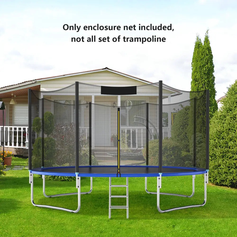 Trampoline Safety Replacement Protection Enclosure Net-8 ft - Outdoor Play