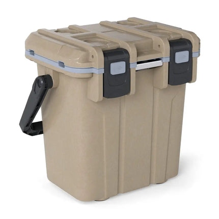 Ultra-Light Injection Molded Cooler 21 QT Hard Ice Chest-Coffee - Coffee - Coolers