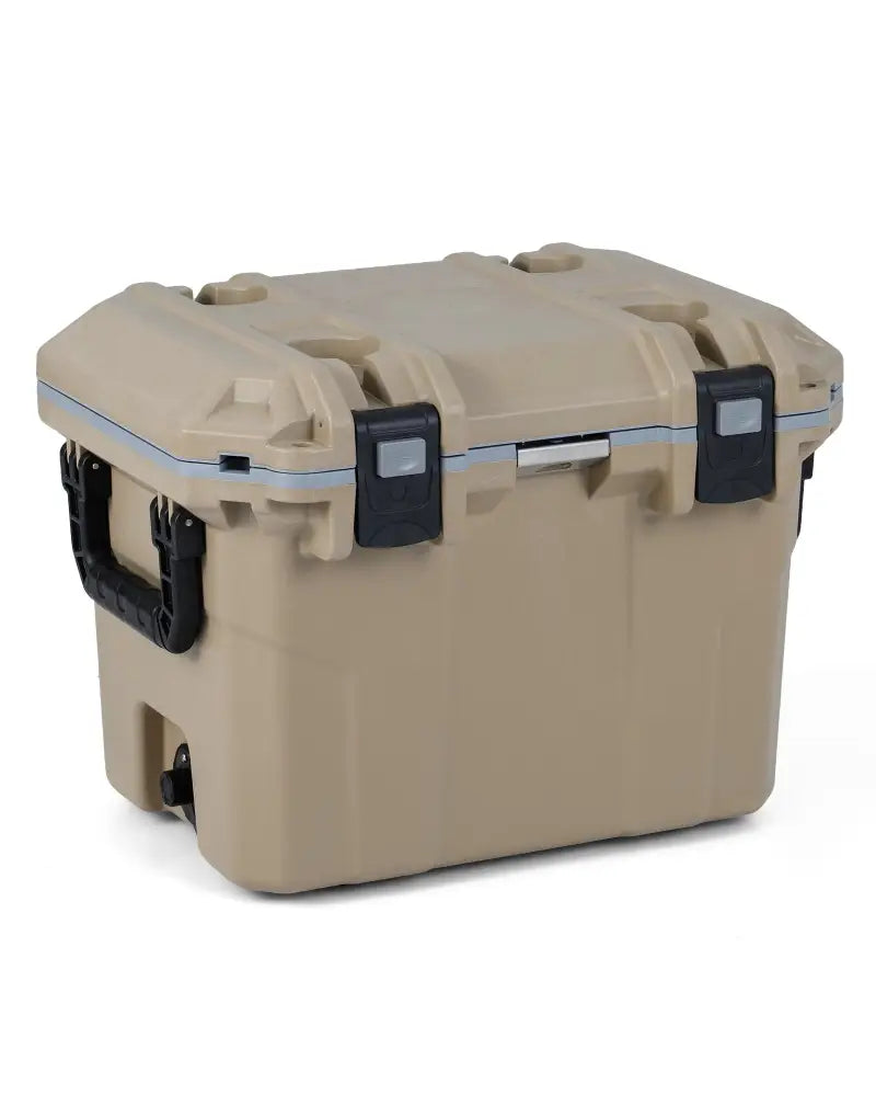 Ultra-Light Injection Molded Cooler 53 QT Hard Ice Chest-Coffee - Coffee - Coolers