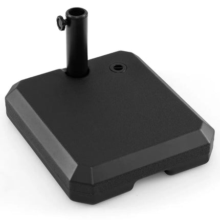Umbrella Base for Half Patio Umbrellas 48.5 lbs Water & Sand Fillable Umbrella Stand - Outdoor Umbrella Bases