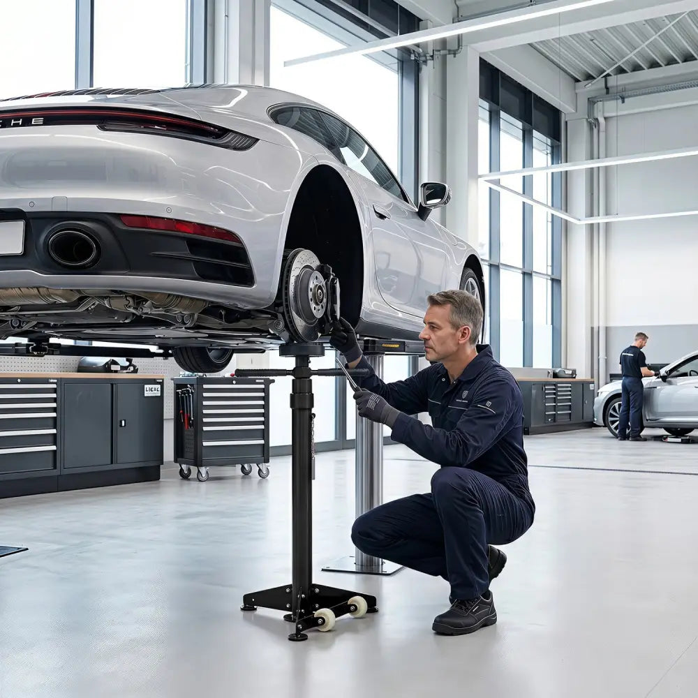 Underhoist Support Stand for Vehicle Components Support-Black - Black - Garages