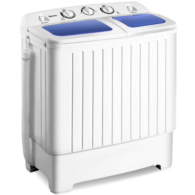20 lbs Compact Twin Tub Washing Machine for Home