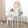 Vanity Dressing Table Set with 3 Lighting Modes - Makeup Vanities