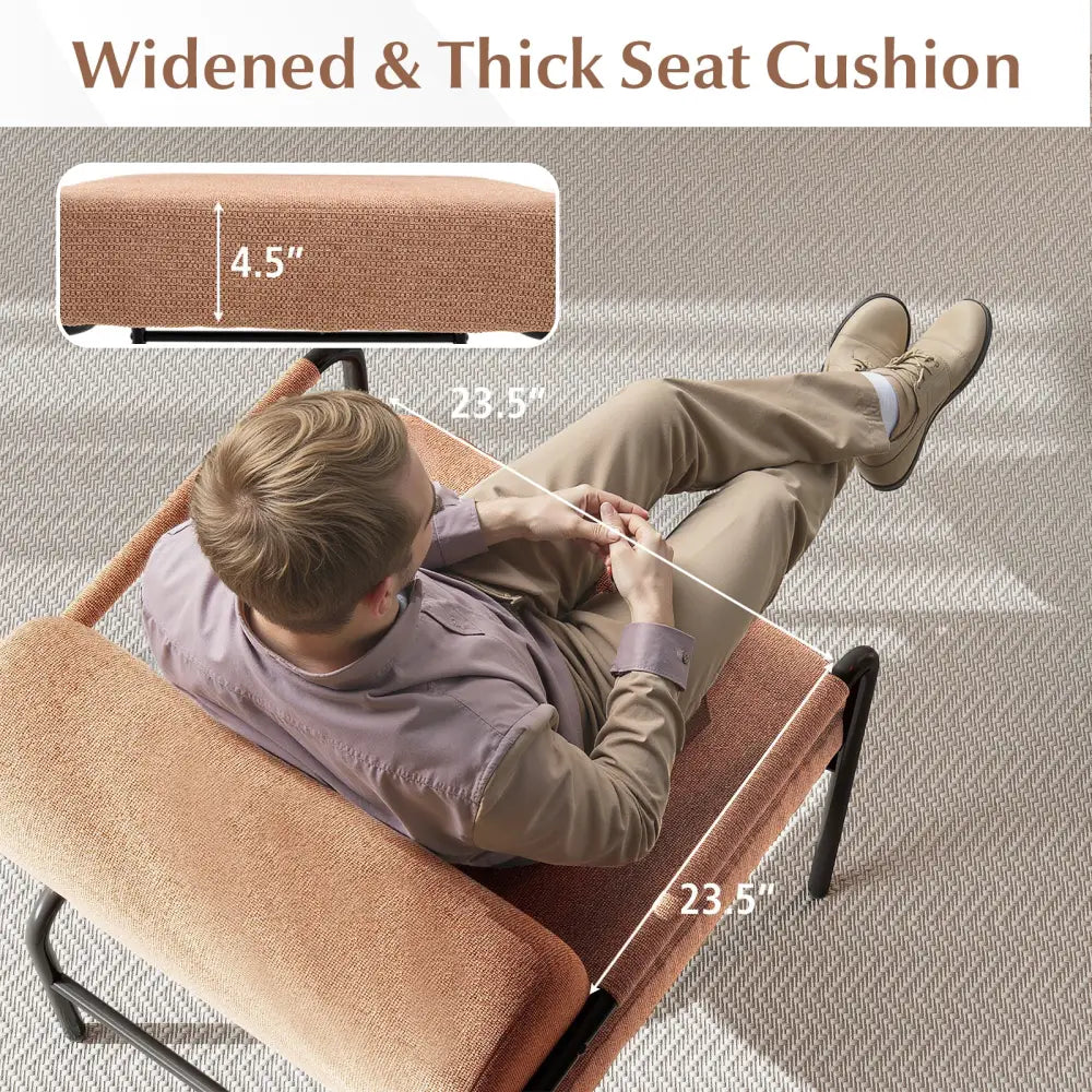 Velvet Upholstered Accent Chair with Cylindrical Backrest and Metal Armrests-Brown - Brown - Accent Chairs