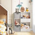 White Kids Toy Storage Cabinet Shelf Organizer - White - Kids Storage