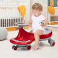 Wiggle Car Ride-on Toy with Flashing Wheels-Red - Red - Push & Pedal Ride On Toys
