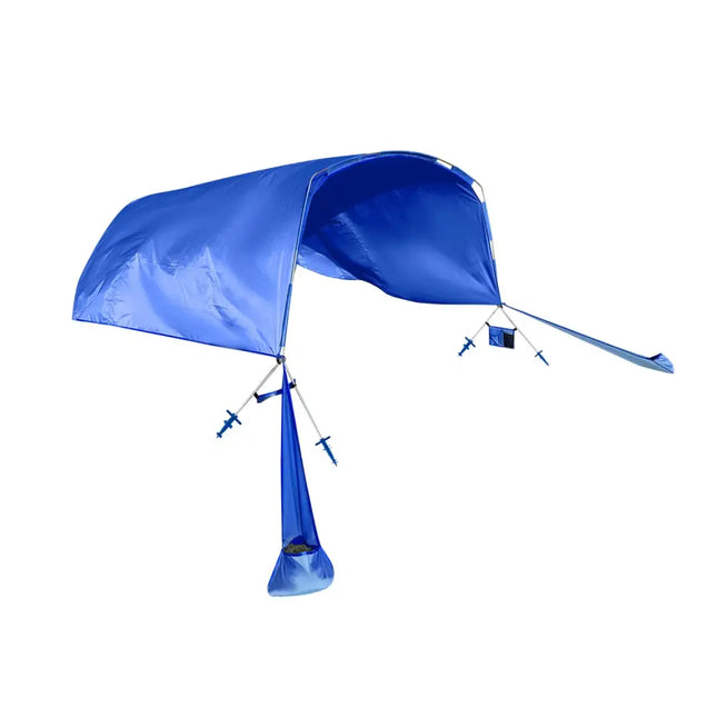 Wind Powered Beach Tent Portable Sun Shelter Canopy for Picnic-Navy - Navy - Tents