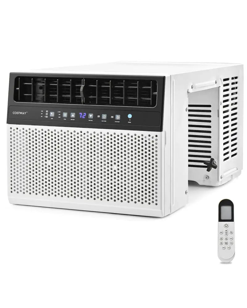 Window Air Conditione with Handy Remote and LED Control Panel-10000 BTU - White - Portable Air Conditioners