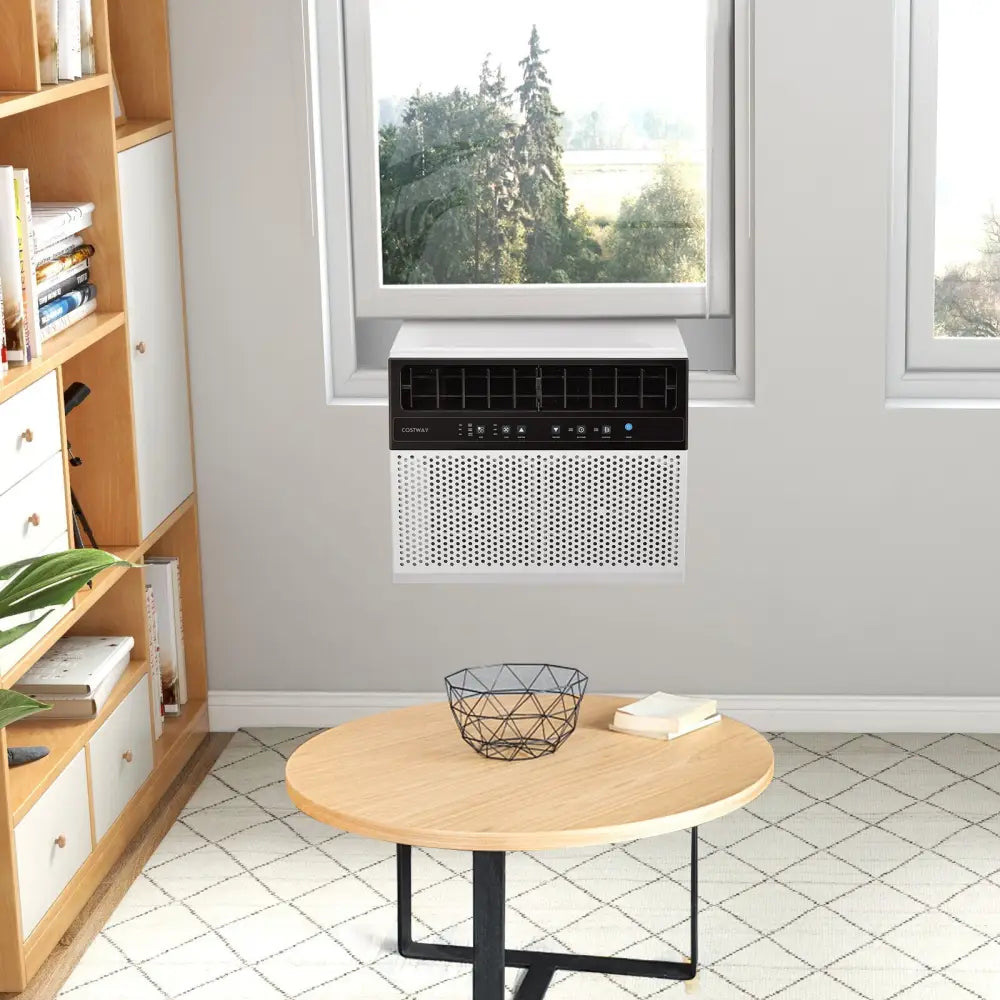 Window Air Conditione with Handy Remote and LED Control Panel-10000 BTU - White - Portable Air Conditioners