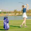 Women’s Complete Golf Club Set Right Hand with Rain Hood-Purple - Purple - Golf