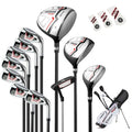 Women’s Complete Golf Clubs and Bag Set with Headcovers and Putter-Red - Red - Golf