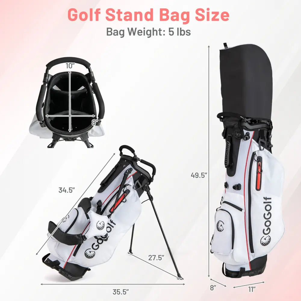 Women’s Complete Golf Clubs and Bag Set with Headcovers and Putter-Red - Red - Golf