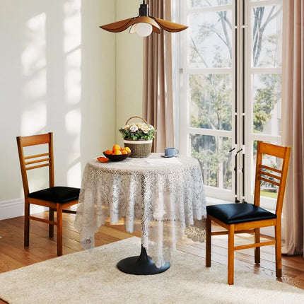 Wood Dining Chairs Set of 4 with Rubber Wood Frame-Walnut - Walnut - Dining Chairs