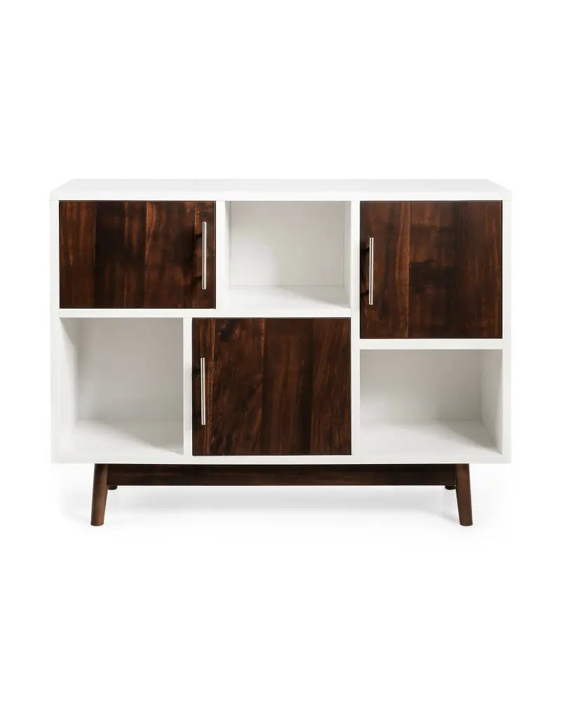 Wood Display Sideboard Storage Cabinet with Storage Compartments - Cabinets & Chests
