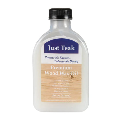 Wood Wax Oil for Outdoor and Indoor Furniture Teak Care Kit to Restore and Protect Wood - Transparent - Outdoor