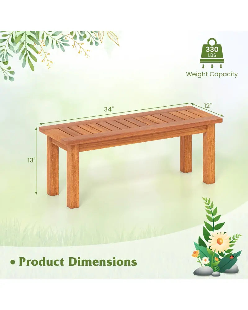 Wooden Plant Stand Outdoor Indoor Solid Wood Flower Pot Holder Display Shelf-S - Brown - Plant Stands