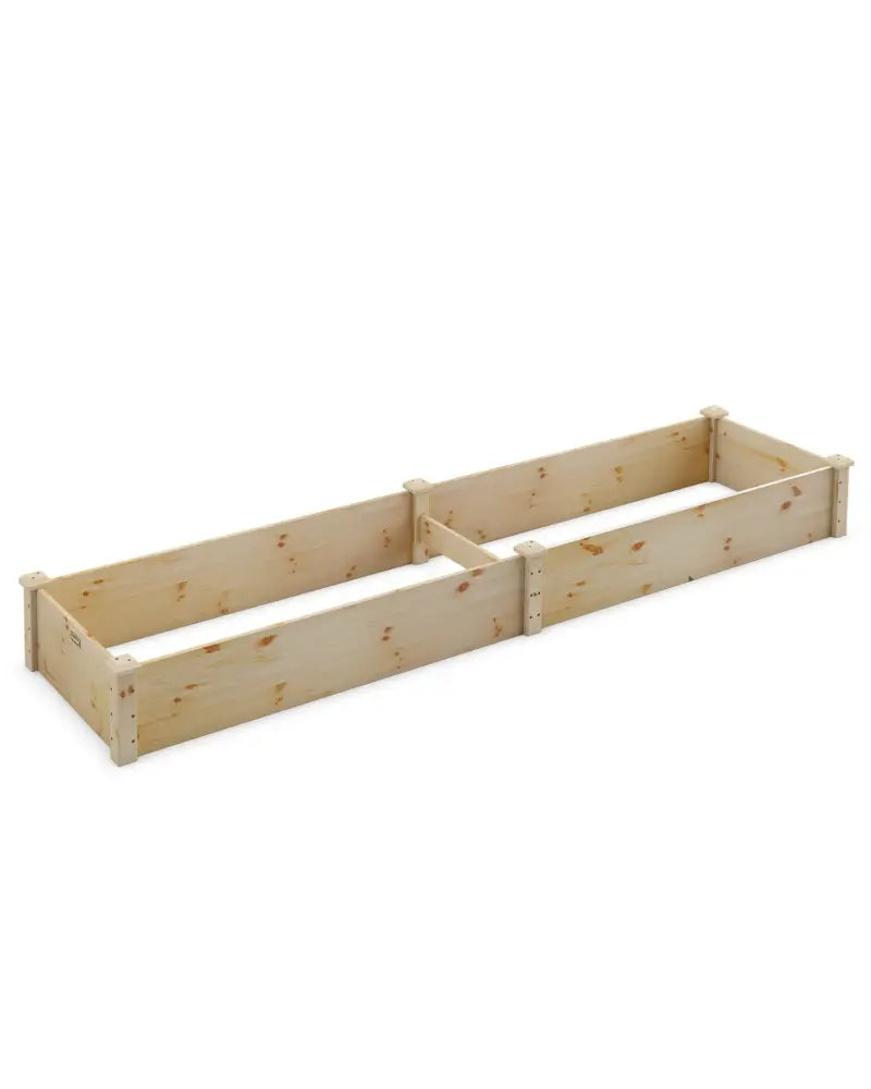 Wooden Vegetable Raised Garden Bed for Backyard Patio Balcony - Natural - Raised Garden Beds