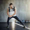Workout Weighted Vest with Mesh Bag Adjustable Buckle - Black - Weights Accessories