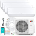 X-Pro 35000 BTU 4 Zone 22.5 SEER2 Mini Split AC with Heat Pump-12K + 12K + 12K + 12K - 4 Zone Mini Split