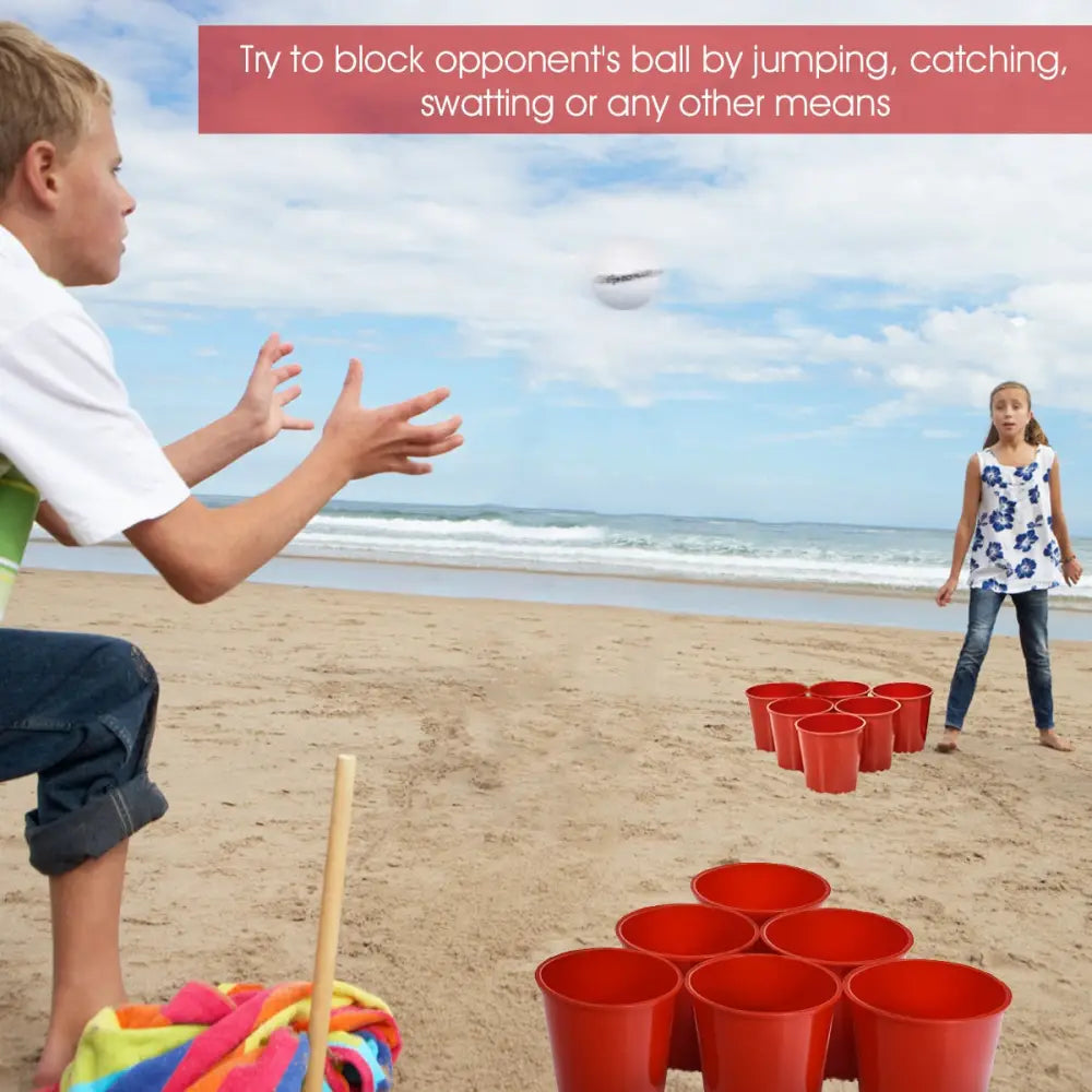 Yard Pong Giant Pong Game Set with Carry Bag - Lawn Games