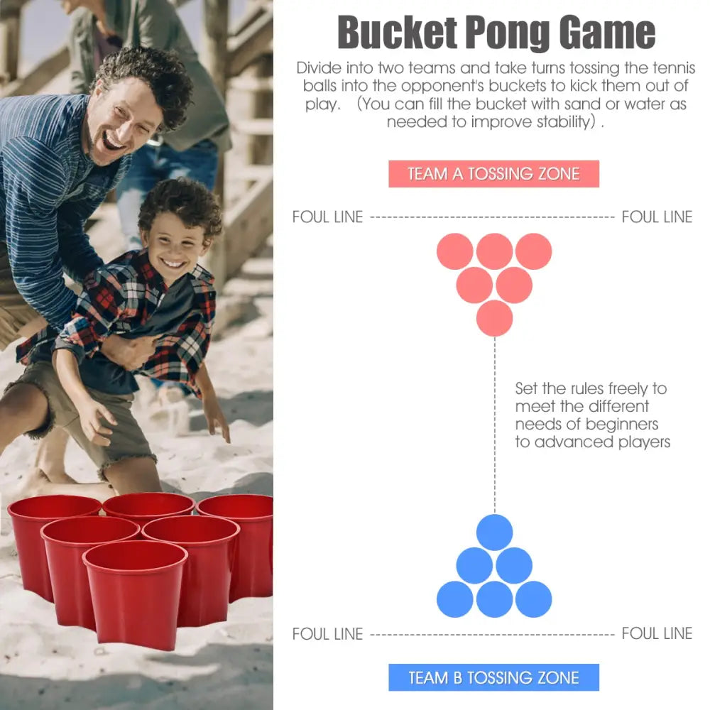 Yard Pong Giant Pong Game Set with Carry Bag - Lawn Games
