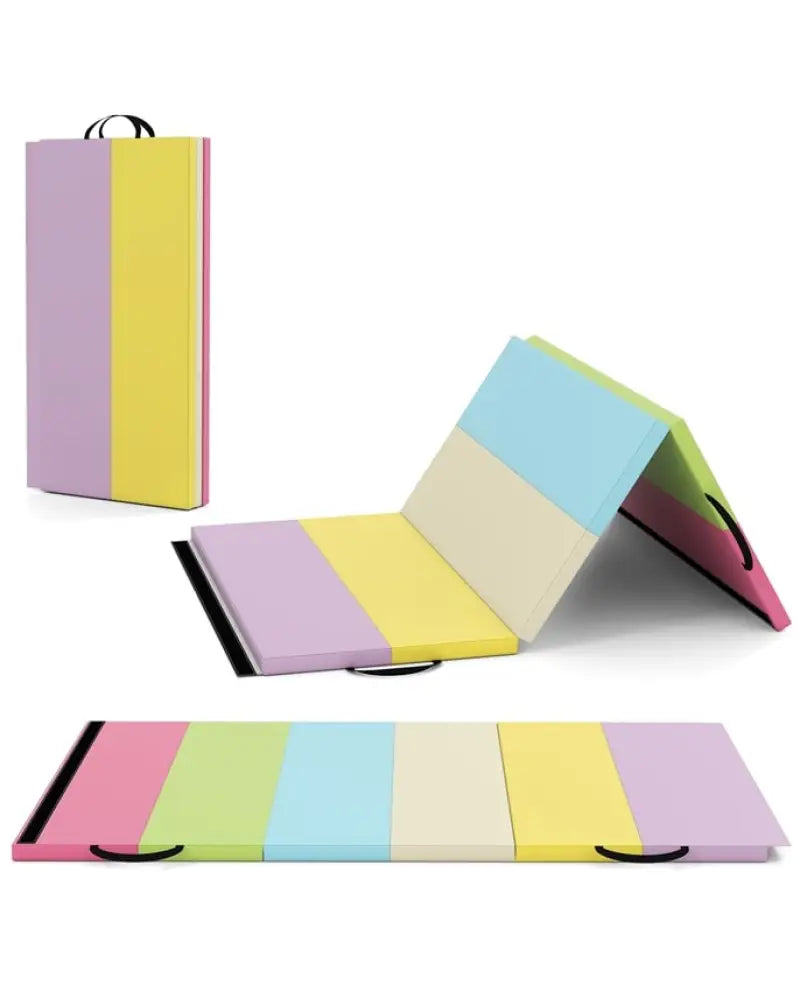 Yoga Set: Gymnastics Mat + Folding Gymnastics Balance Beam - Yoga & Gym Mats