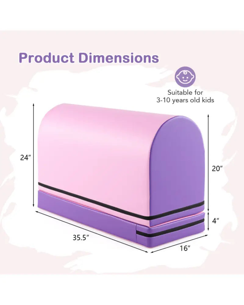 Yoga Set: Gymnastics Vaulting Box + Gymnastics Mat - Yoga & Gym Mats