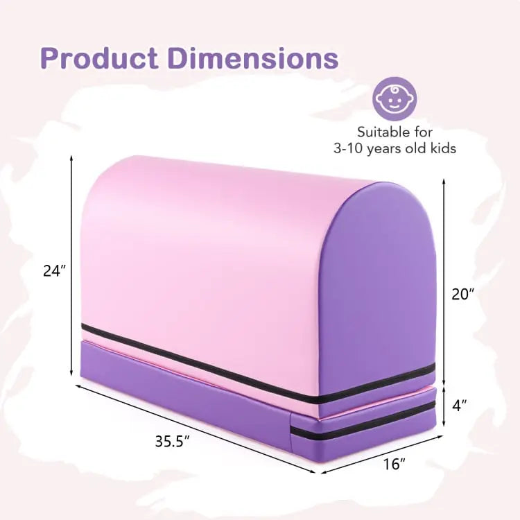 Yoga Set: Gymnastics Vaulting Box + Gymnastics Mat - Yoga & Gym Mats