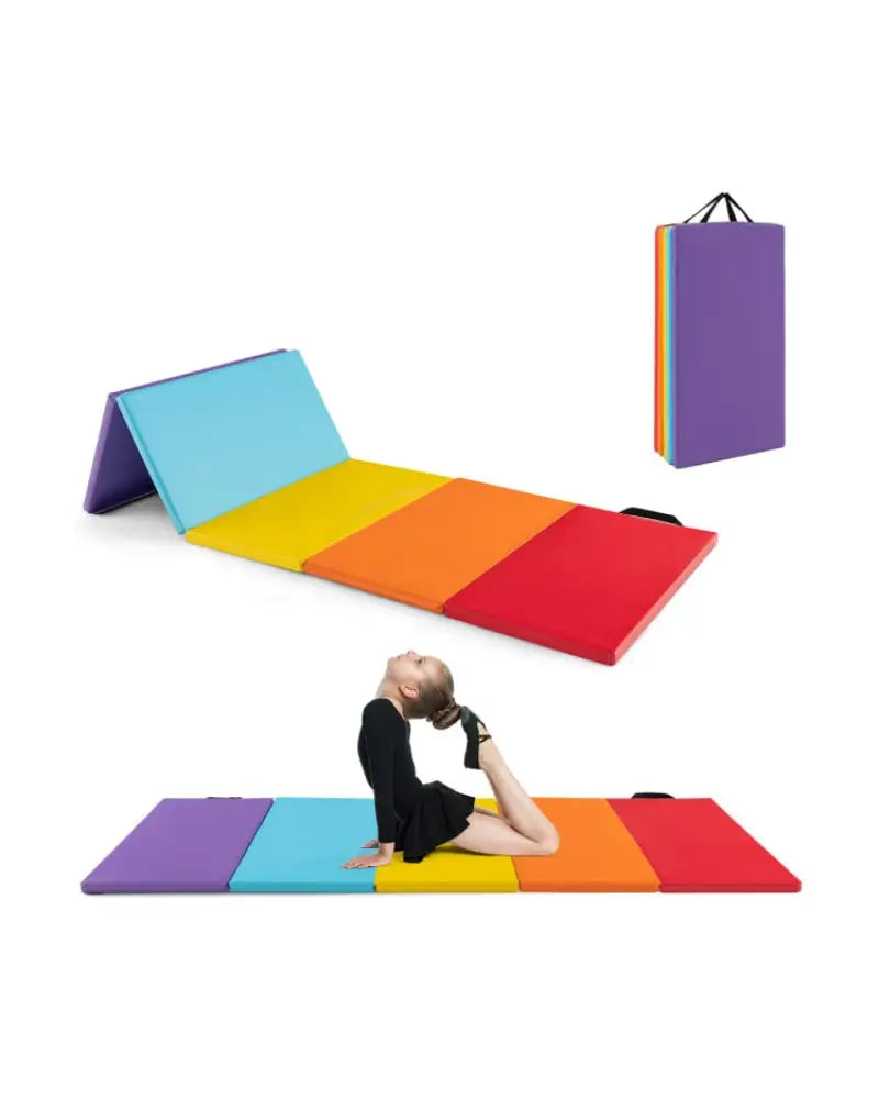 Yoga Set: Gymnastics Vaulting Box + Gymnastics Mat - Yoga & Gym Mats